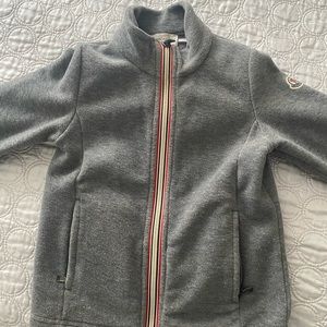 Boys moncler fleece zip up
